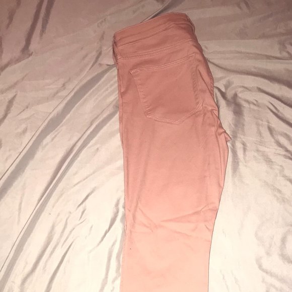 Skinny ankle Pink Pants - Picture 2 of 3